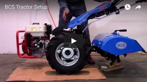 BCS Tractor Setup